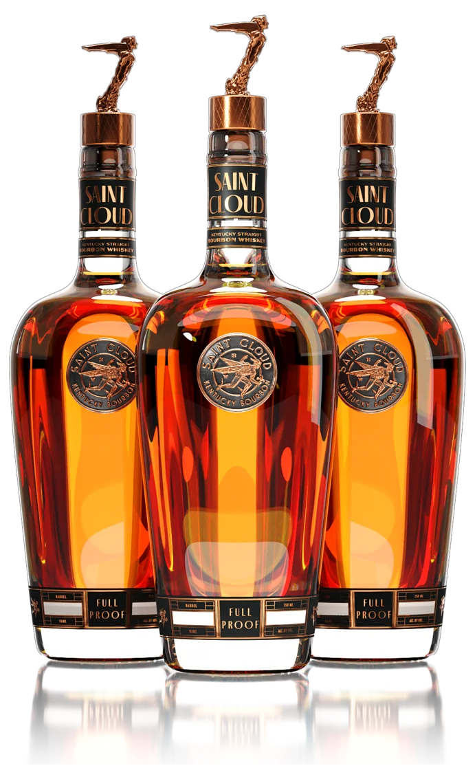 Three bottles of Saint Cloud Full Proof