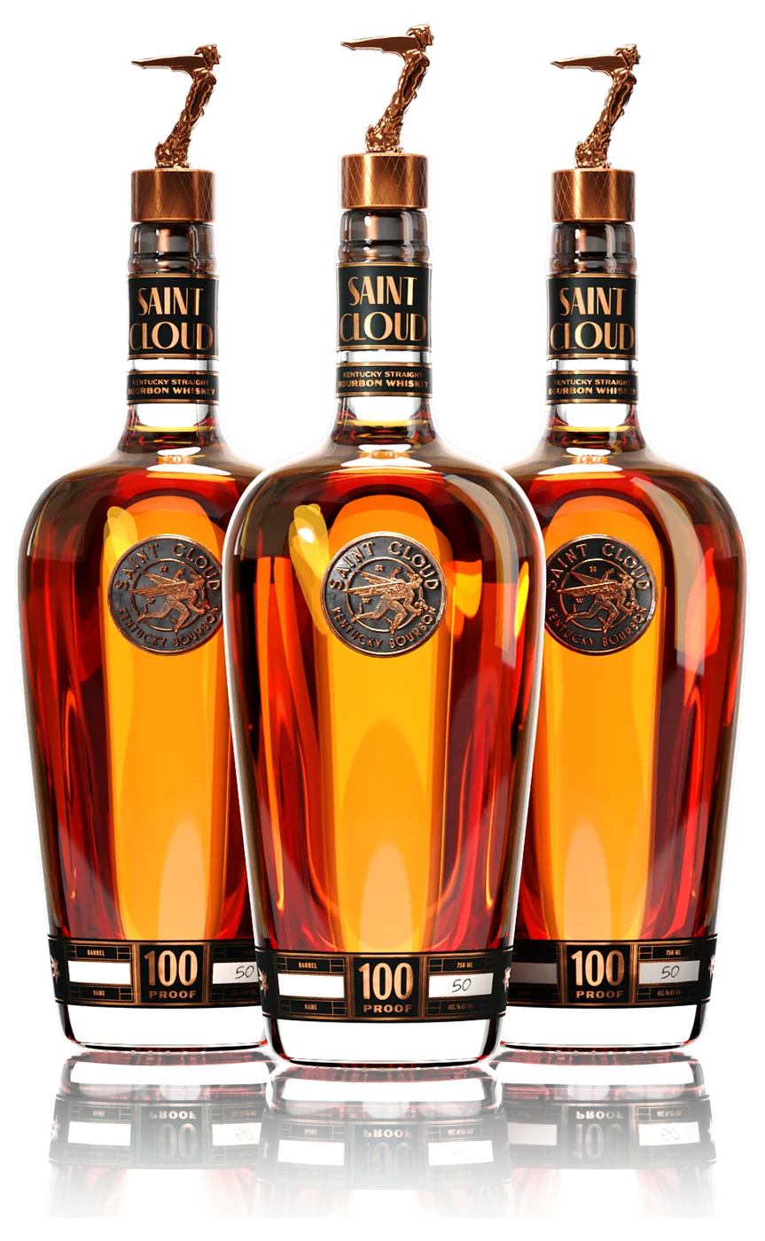 Three bottles of Saint Cloud Small Batch